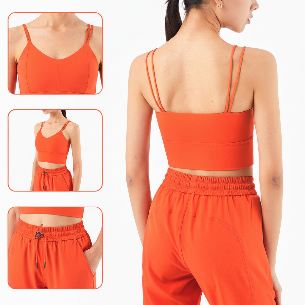 Women's Yoga Camisole Bra | Summer Fitness Activewear